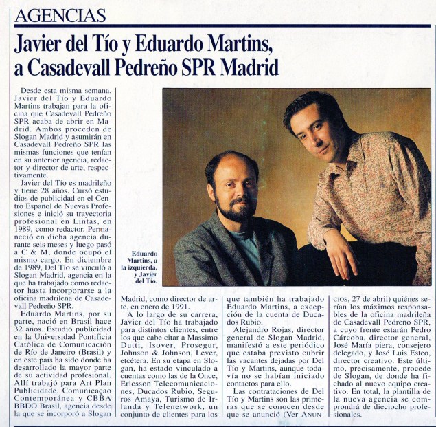 Casadevall&amp;Pedreño 8 junio 92